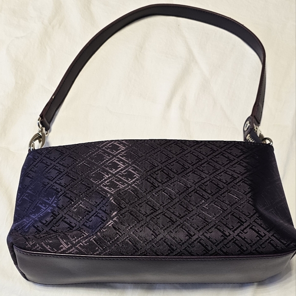 Vintage ELLE Monogram Mini Shoulder Bag Purple V-GRK - Picture 2 of 10